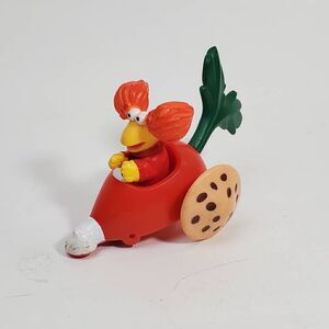 1988 McDonald's Fraggle Rock Gobo Red Radish Shaped Toy Car Vehicle
